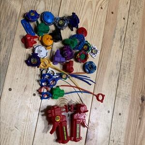Beyblade spring launcher bundle
